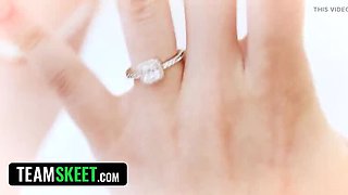 Virgin Bride Cheats on Groom with Big Ass Fuck in First Time 4K Porn