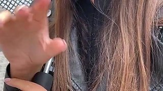 Amateur striptease and Solo masturbation