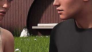 Adored by the Devil 5 - Katherine Allows Charlie to Stare at Her Huge Boobs