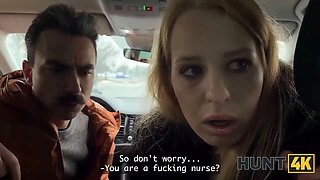 Hunt4k. porno with a sexy blondie is the finest leg therapy