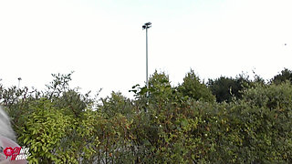 Real Public Assfuck... Horny Blonde Fucked!!