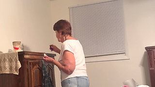 My 74 year old princess getting ready for bed