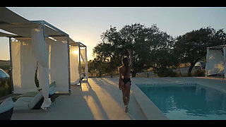 I Walk Along the Pool,