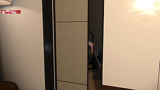 Cheating Digital Diva of the Night Shift - 3D Animation Hentai