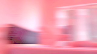 Bedroom Fun. Sensual Sex Under Red Lights