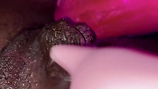 Playing with Pussy with Dildo