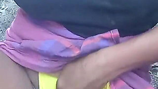Squeezing My Boobs Twisting My Nipples Peeing Outdoors