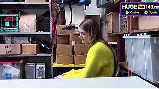 Busty platinum-blonde teen gets humped by an with teen 18