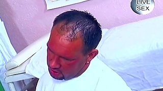 Blonde Patient Sucks Doctor Cock Before Hard Floor Fuck
