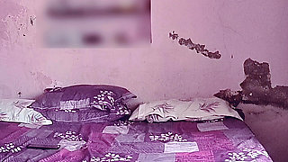 Indian Couple Missionary & Doggy Style Fucking in Bedroom After Bathing