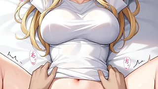 Hentai anime - My friend's boyfriend wants to fuck me and opens my legs to put his cock in me