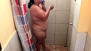Taking a Shower in a Public Restroom.