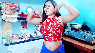 Delhi girl full fun in Her house with her boyfriend