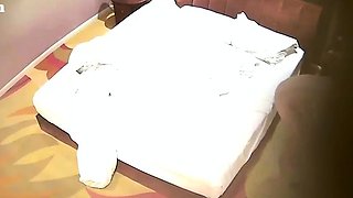 Hot brunette amateur MILF rides hubbys cock