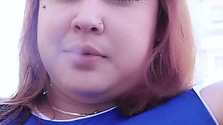 Smoking Fetish - Chubby Smokes on Your Face and Shows Her