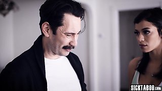 Teen Savannah Sixx fucks lonely stepdad