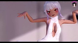 Sexy naked teen dancing in a sweater Attention 3D HENTAI