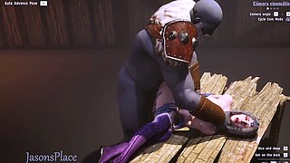 WildLife - Zyke fucking with a Sexdroid - Hentai Game