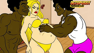 Cuckold Husband Watches a Black Guy Fuck His Wife.