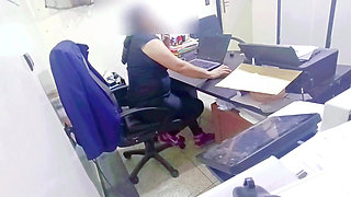 My boss fucked me in his office until my legs started to shake
