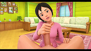 kak Ros, love huge erect penis