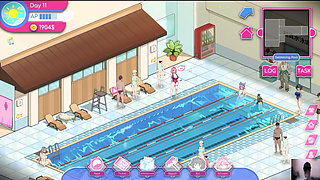 EP-2 "Lifeguard holic gameplay! NTR HENTAI GAME! I gave a cheating gf private swimming lessons!