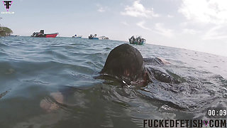 Caribbean Sea Receives Goddess Breathplay Mask Diving Glass