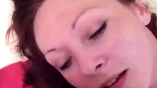 Amateur Russian Girl Facialed at Home