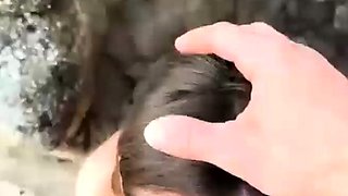 Hot Russian slut get creampie after hard outdoor pounding li