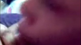 Ebony slave Nathalie Loulendo sucks on boss's cock cum in mouth cremplie