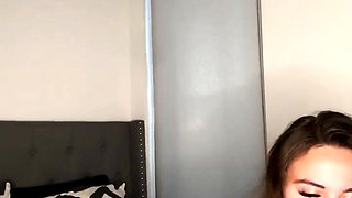 Cute blonde amateur webcam teen masturbating