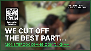 Tasty Cum of 5 Massive Cocks (MonsterCockGang)