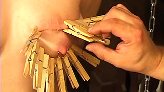 Blindfolded Mature Blonde Endures Nipple Clampsblindfolded Mature Blonde Endures Nipple Clamps