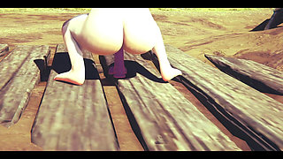 On Titans Hentai - Mikasa Do a Handjob with Cum in Her Face and Uses a Dildo - Manga Anime Japanese Asian Game Porn