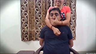Lazy Husband Punished with Gagging