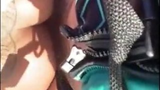Nasty Mexican Bride Betrays Spouse on Honeymoon Excursion Smashing the Beefy Jetski Coach Monstrous Fuckpole While Husband is Away