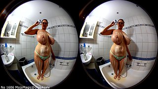 A Milk Shower For Busty Cleo - Huge Tits Bbw Solo