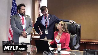 Ingenious Monica Minx and Enzo East's desk movie