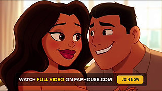 Taboo Flames Ignite in Our Shared Luxury Home Passionate Discovery Awakens - Ai Generated
