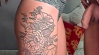 Fuck Her in Doggy, Then She Ride Me and I Cum on Her Ass