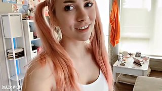 Voyeur Watches Naked Yoga Girlfriend Masturbate