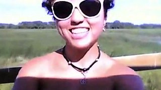 Office Worker Blows Her Boss Outdoors