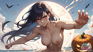 Pumpkin Glow & Blue Hair Solo Mug Seduction