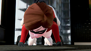 Elastigirl In My Office Wanting To Be Unfaithful - 3D Animation