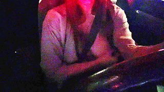 Artemisia Love Night Time Car Ride Flashing Big Tits Nipples Play Smoking Fetish Check My Site for More