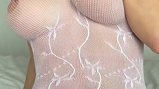 Great Big Boobs On Masturbating Redhead