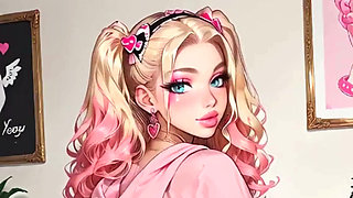Married Blonde Gave Her Pussy to Her Stepbrother. Waifu Hentai Animation.
