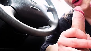 German amateur teen wants to cheat on blowjob car date