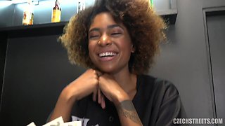 Czech Streets 121 Black seductive hairdresser