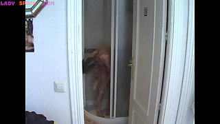 White Girl Takes a Shower, Look How Hot She Is